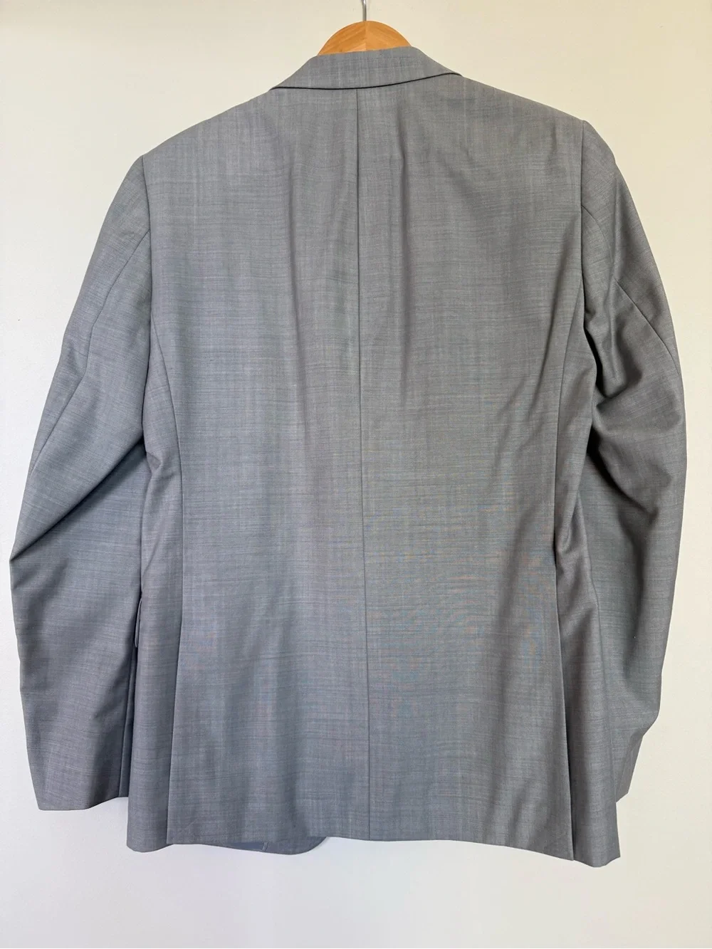 Calvin Klein Light Gray Two-Button Men's Blazer